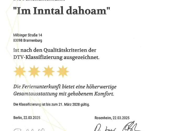 別荘 Im Inntal Dahoam ブラネンブルグ